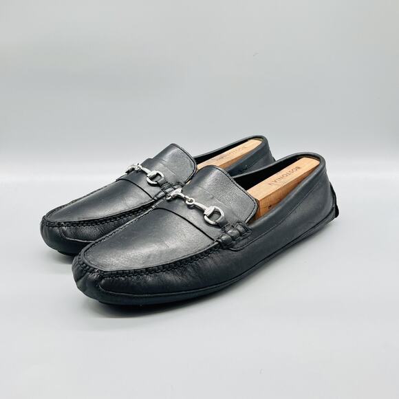 Cole Haan Shoes Mens 13 Black Leather Bit Driving Moc Loafers Casual Comfort main image 6